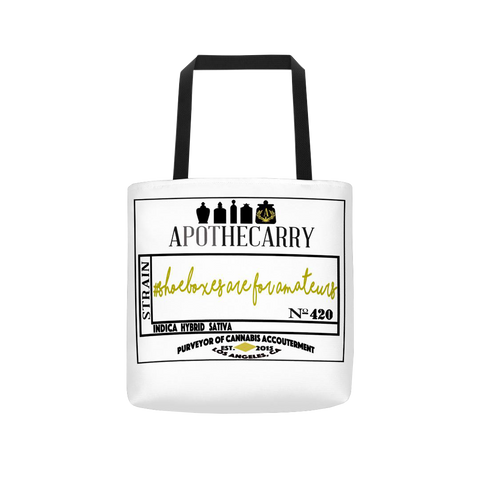 Shoeboxes are for Amateurs Tote bag