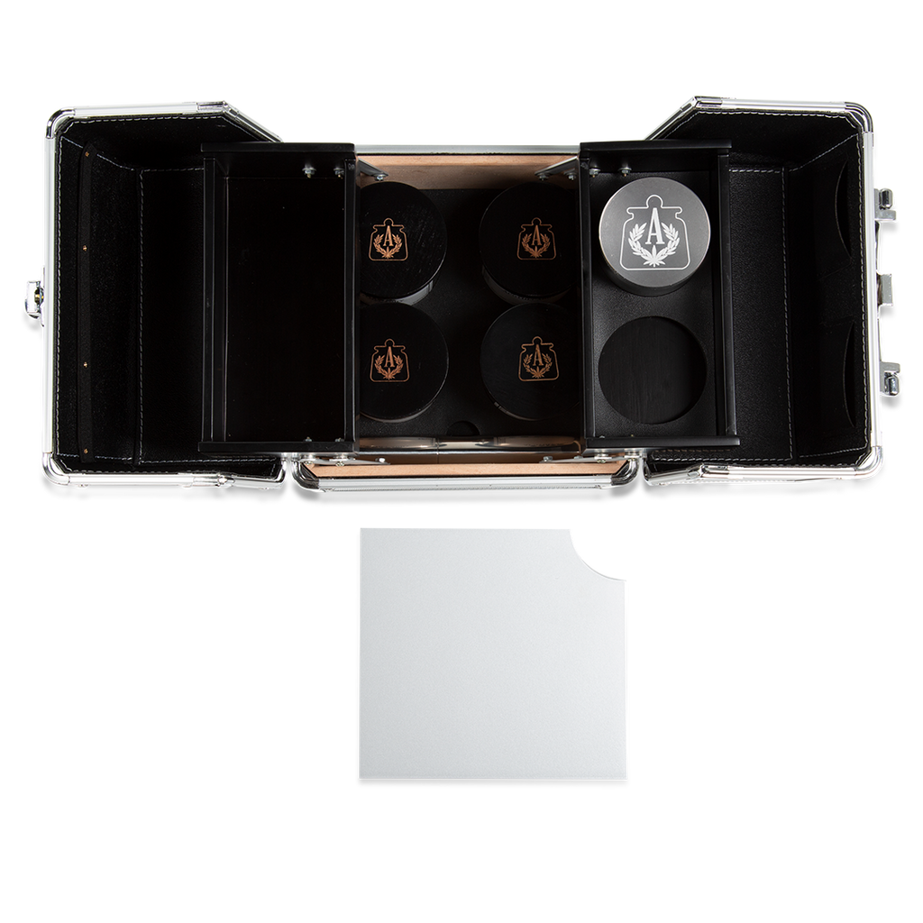 Train Case - 4 Strain Stainless Travel Case