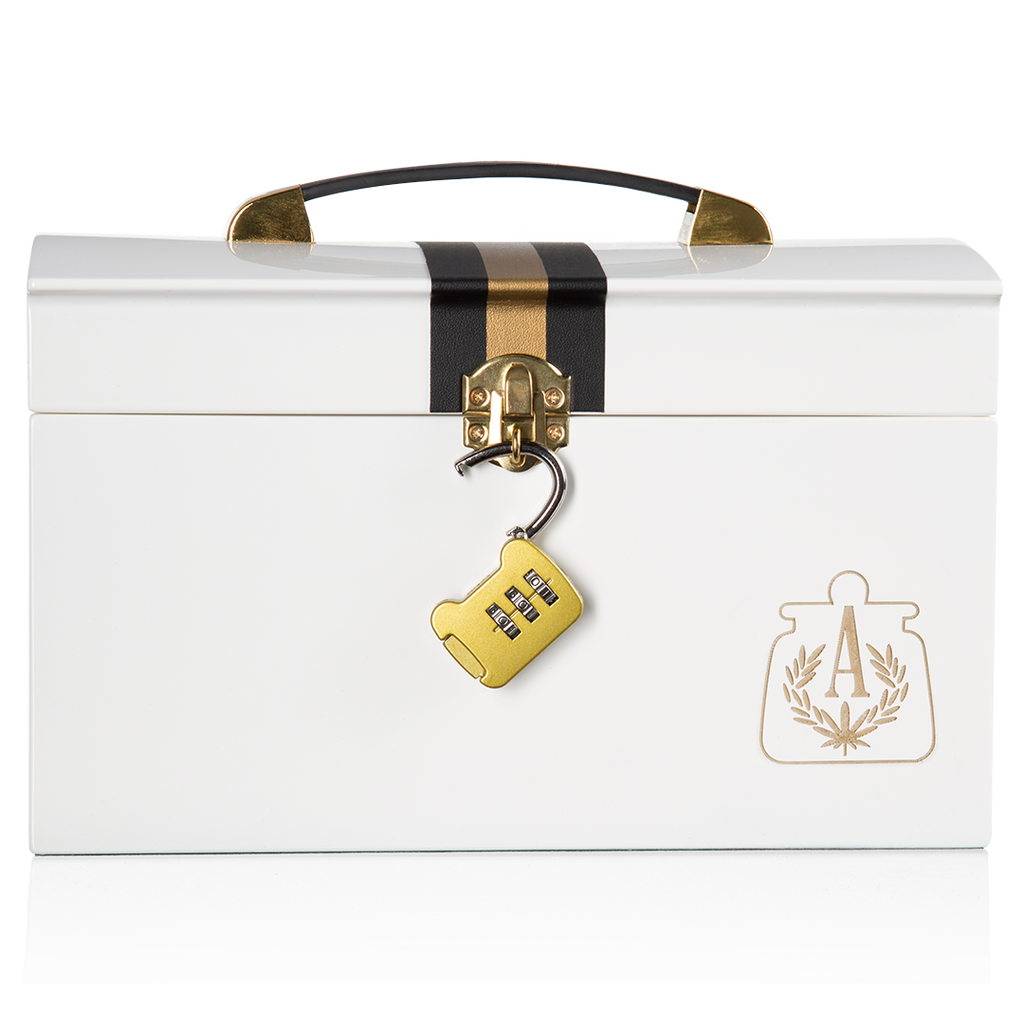 2 Strain Apothecarry Travel Case - WHITE