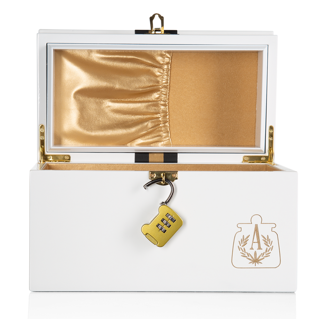 2 Strain Apothecarry Travel Case - WHITE